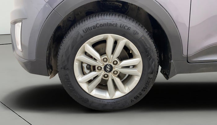 2016 Hyundai Creta SX PLUS 1.6 PETROL, Petrol, Manual, 55,118 km, Left Front Wheel