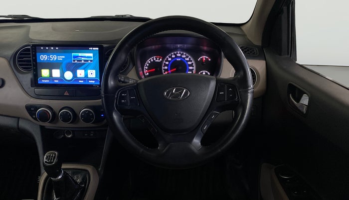 2016 Hyundai Grand i10 ASTA (O) 1.2 KAPPA VTVT, CNG, Manual, 1,16,049 km, Steering Wheel Close Up