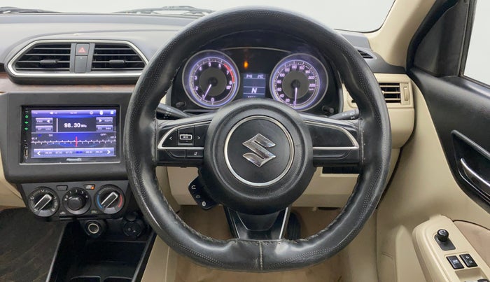 2020 Maruti Dzire VXI AMT, Petrol, Automatic, 77,599 km, Steering Wheel Close Up