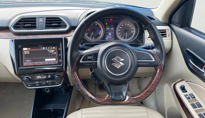 2018 Maruti Dzire ZXI PLUS AMT, Petrol, Automatic, 1,04,916 km, Steering Wheel Close Up