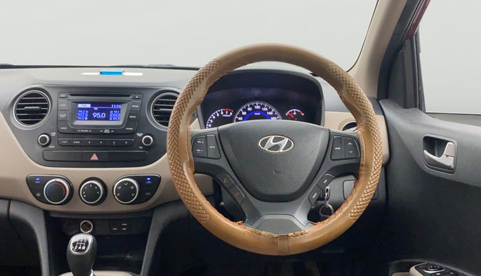 2015 Hyundai Grand i10 SPORTZ 1.2 KAPPA VTVT, Petrol, Manual, 56,866 km, Steering Wheel Close Up