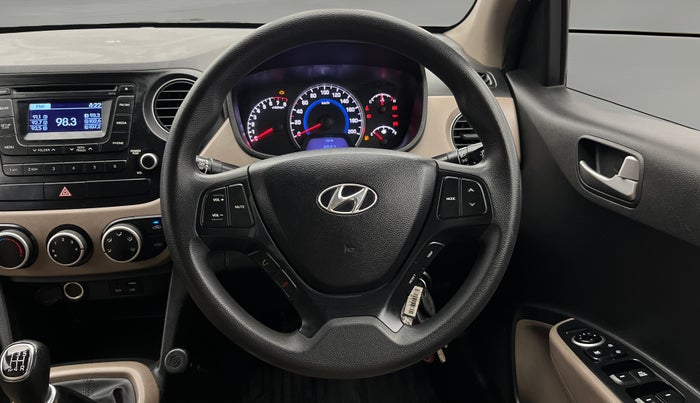 2015 Hyundai Grand i10 SPORTZ 1.2 KAPPA VTVT, Petrol, Manual, 50,396 km, Steering Wheel Close Up
