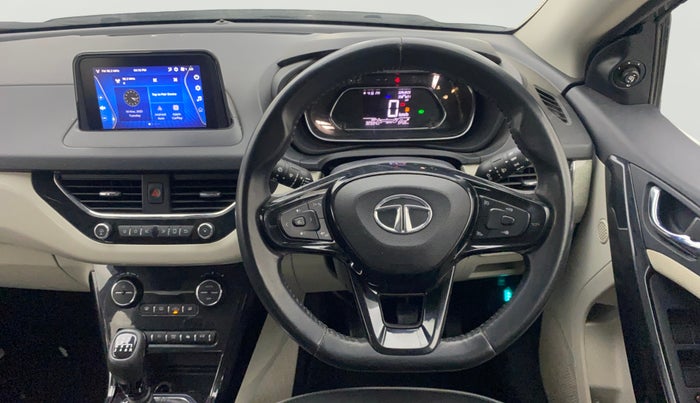 2020 Tata NEXON XZ PLUS (O) PETROL, Petrol, Manual, 32,333 km, Steering Wheel Close Up