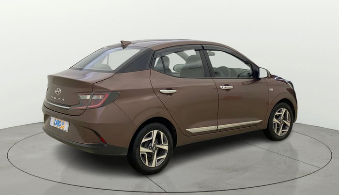 2021 Hyundai AURA SX PLUS 1.2 AMT, Petrol, Automatic, 89,864 km, Right Back Diagonal