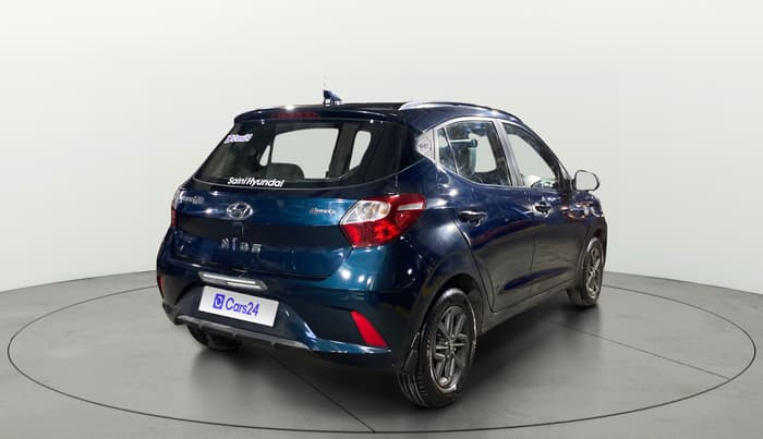 2021 Hyundai GRAND I10 NIOS SPORTZ AMT 1.2 KAPPA VTVT, Petrol, Automatic, 34,241 km, Right Back Diagonal