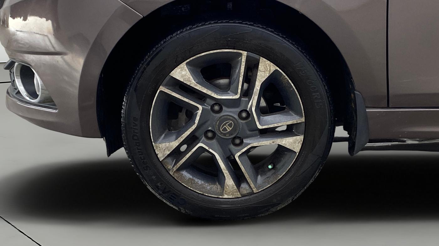 2017 Tata TIGOR XZ (O) PETROL, Petrol, Manual, 63,640 km, Left Front Wheel