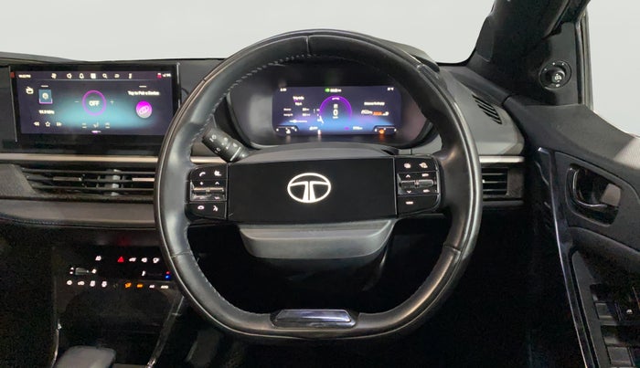 2024 Tata NEXON Fearless Plus S 1.2 Revotron 7DCA Dark Edition, Petrol, Automatic, 7,773 km, Steering Wheel Close Up