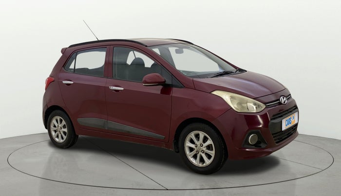 2015 Hyundai Grand i10 ASTA AT 1.2 KAPPA VTVT, Petrol, Automatic, 45,488 km, Right Front Diagonal