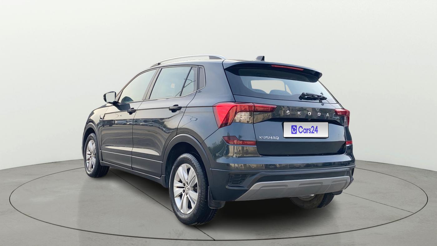 2022 Skoda KUSHAQ AMBITION 1.0L TSI MT, Petrol, Manual, 48,477 km, Left Back Diagonal