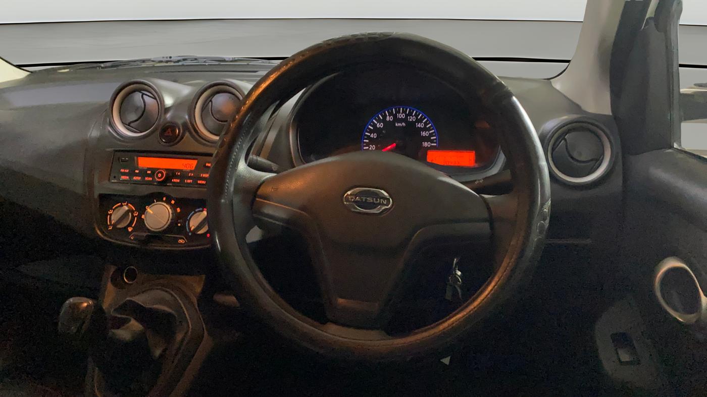 2018 Datsun Go T, Petrol, Manual, 30,428 km, Steering Wheel Close Up