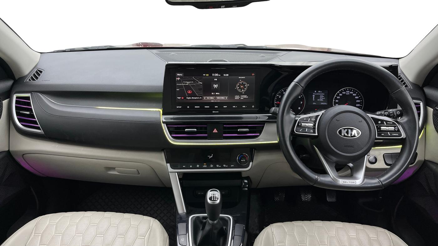 2021 KIA SELTOS HTX 1.5 PETROL, Petrol, Manual, 24,029 km, Dashboard
