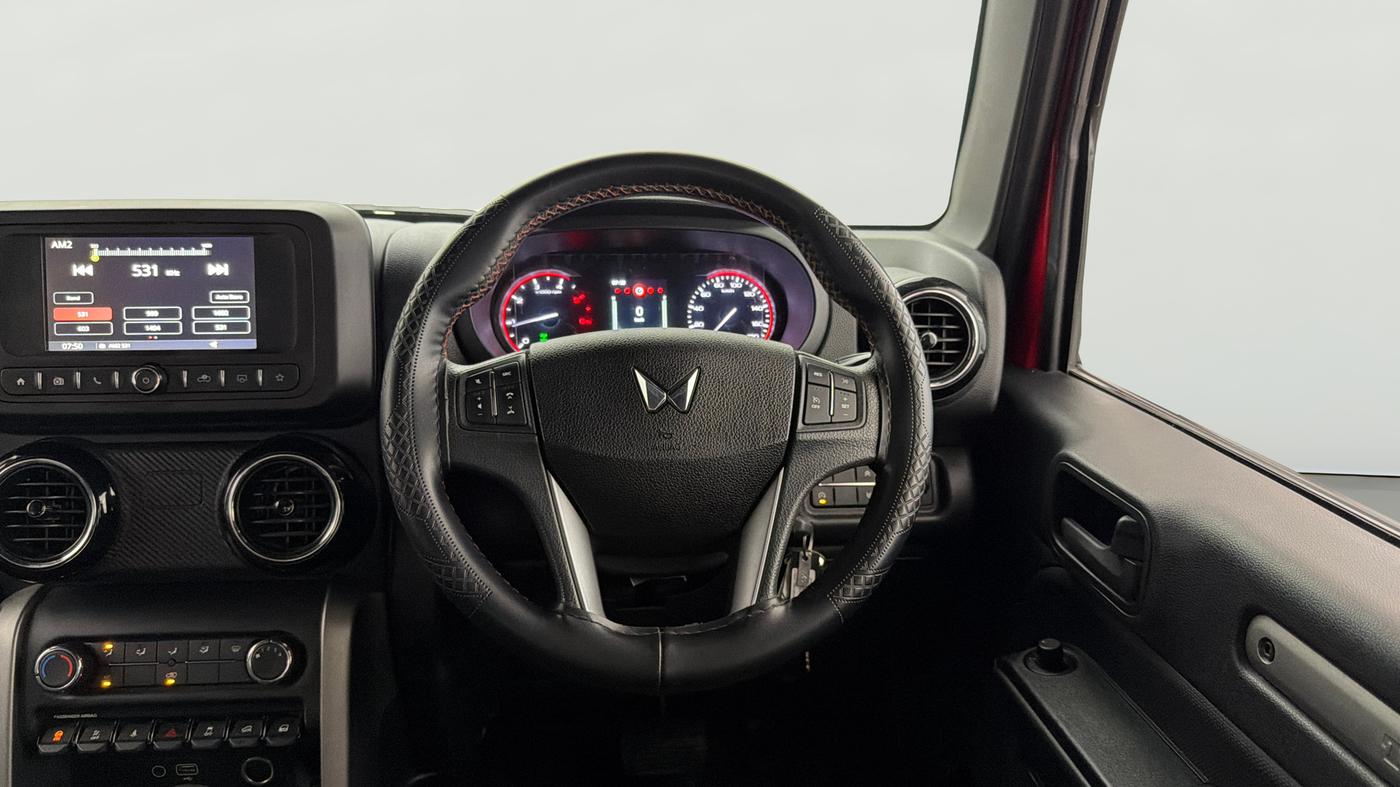 2023 Mahindra Thar LX D 4WD AT CONVERTIBLE, Diesel, Automatic, 46,046 km, Steering Wheel Close Up