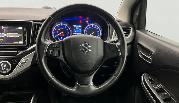 2018 Maruti Baleno ALPHA PETROL 1.2, Petrol, Manual, 42,292 km, Steering Wheel Close Up