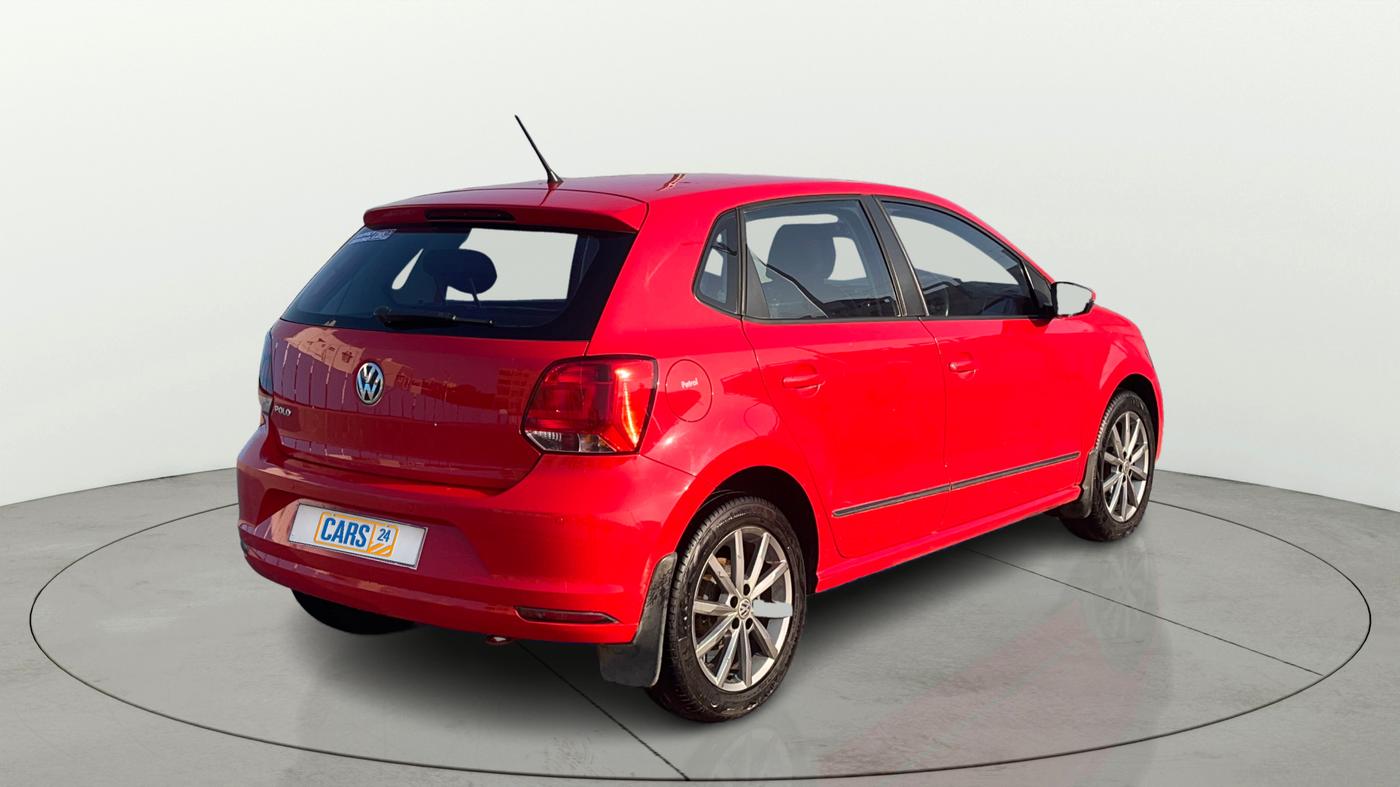 2019 Volkswagen Polo HIGHLINE PLUS 1.0 16 ALLOY, Petrol, Manual, 1,23,914 km, Right Back Diagonal