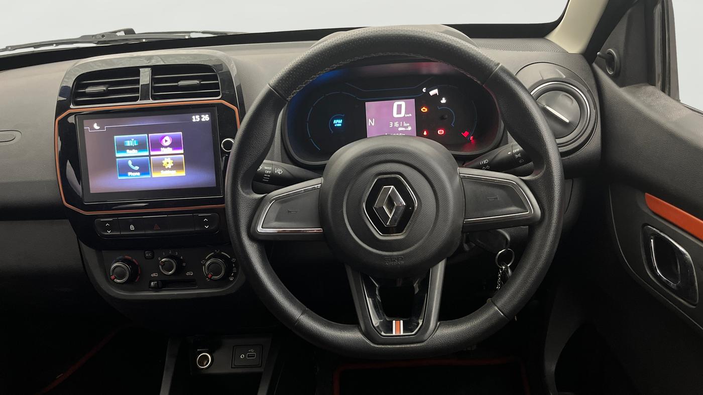 2021 Renault Kwid CLIMBER 1.0 AMT (O), Petrol, Automatic, 31,560 km, Steering Wheel Close Up