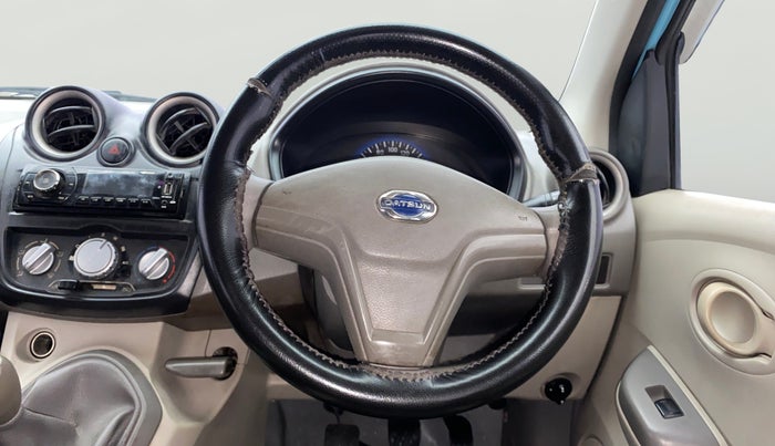 2014 Datsun Go T, Petrol, Manual, 74,445 km, Steering Wheel Close Up