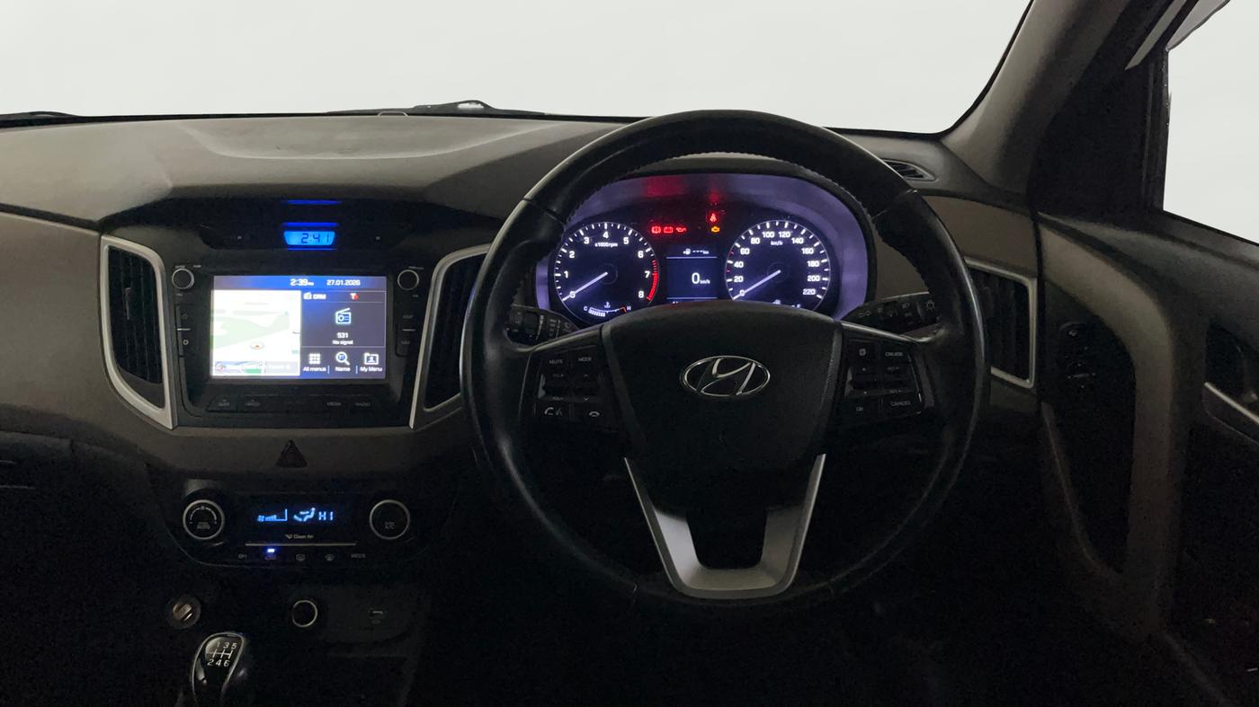 2018 Hyundai Creta SX (O) 1.6 PETROL, Petrol, Manual, 53,145 km, Steering Wheel Close Up