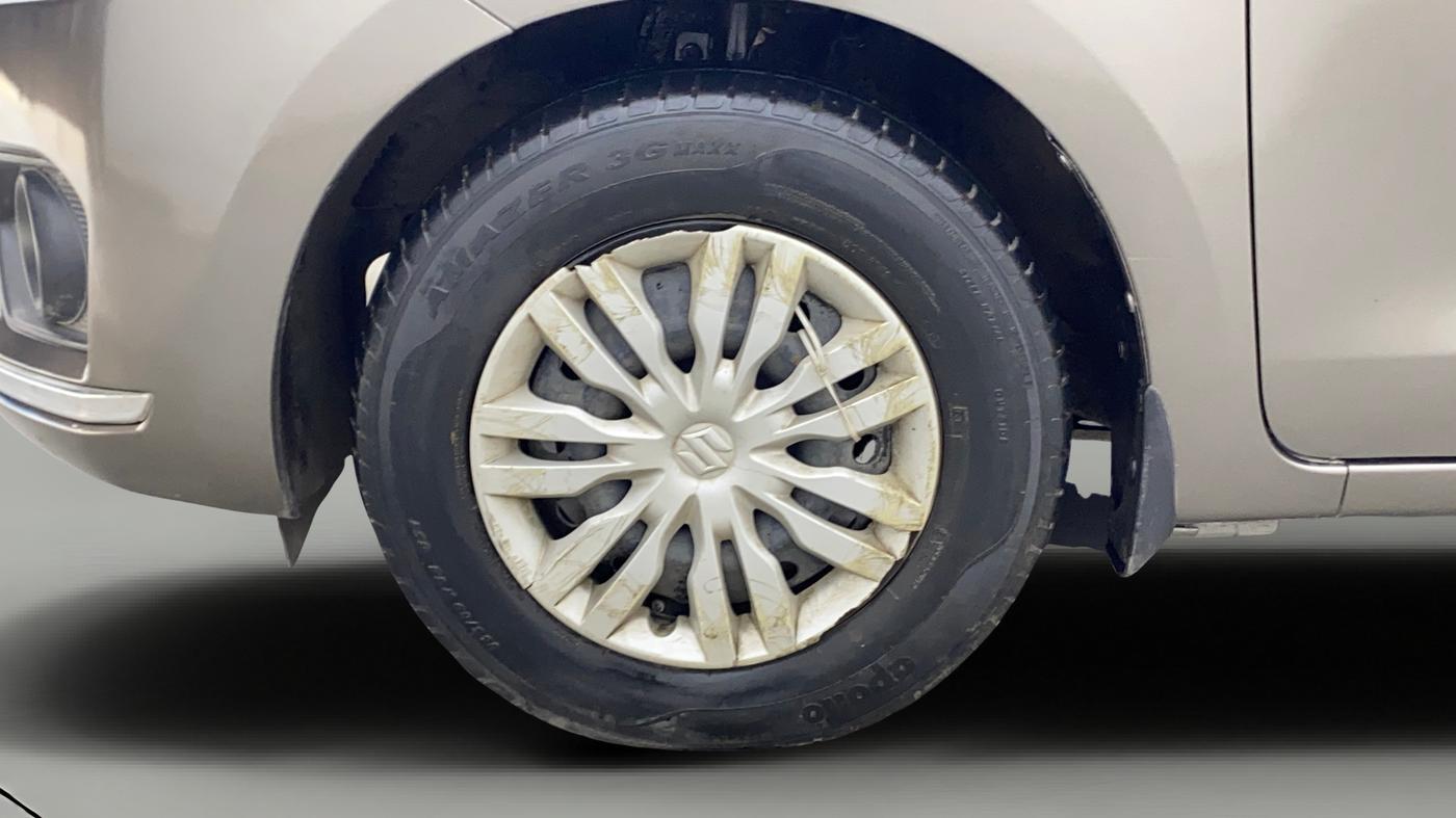 2018 Maruti Dzire VXI AMT, Petrol, Automatic, 52,914 km, Left Front Wheel
