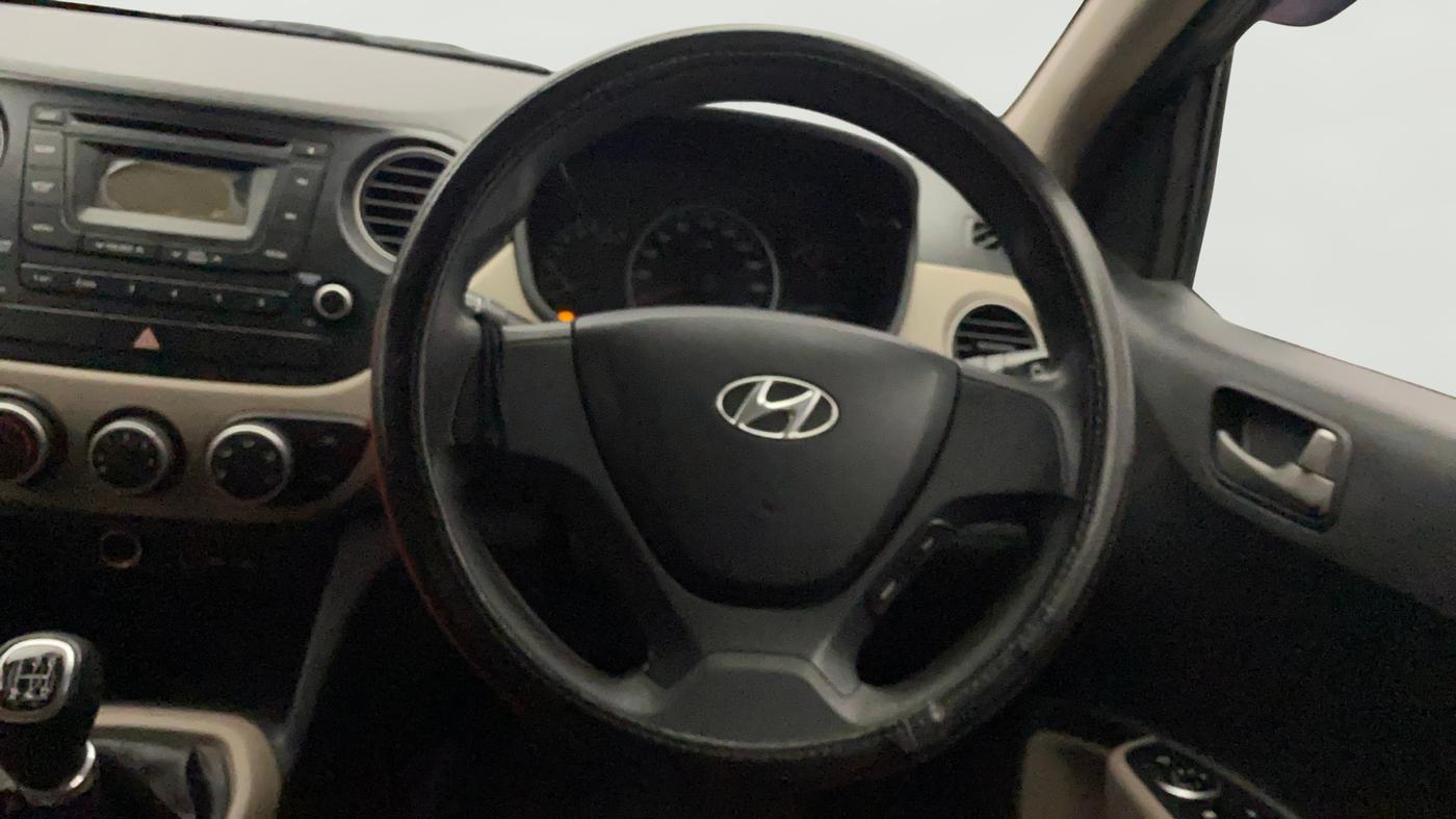 2014 Hyundai Grand i10 SPORTZ 1.2 KAPPA VTVT, Petrol, Manual, 48,983 km, Steering Wheel Close Up