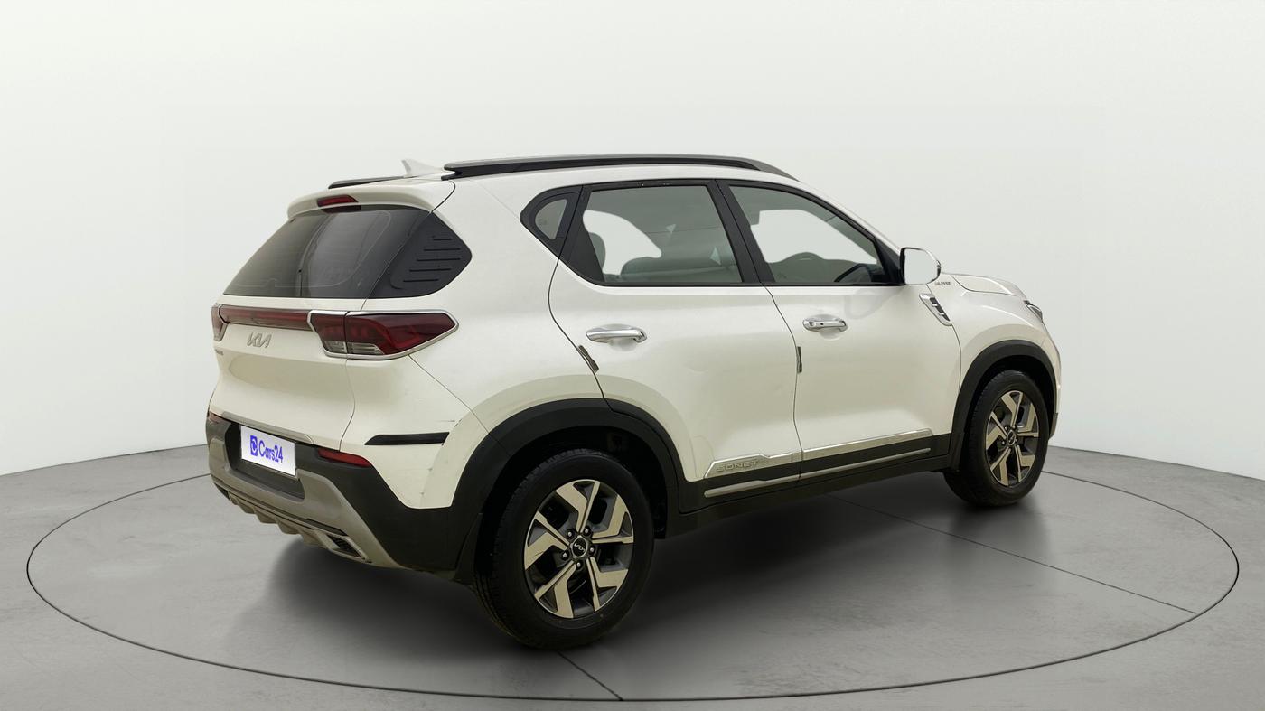 2022 KIA SONET HTX 1.5 AT, Diesel, Automatic, 79,853 km, Right Back Diagonal