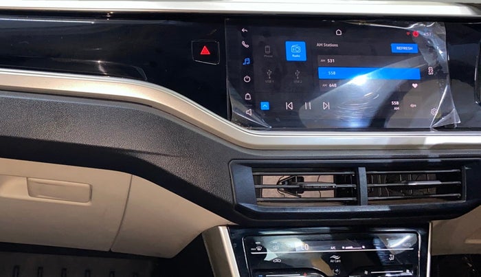 2022 Volkswagen VIRTUS TOPLINE TSI 1.0 AT, Petrol, Automatic, 16,917 km, Air Conditioner