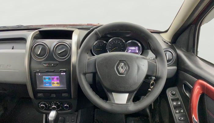 2018 Renault Duster RXS CVT, Petrol, Automatic, 1,43,526 km, Steering Wheel Close Up