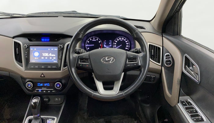 2017 Hyundai Creta SX PLUS AT 1.6 PETROL, Petrol, Automatic, 81,084 km, Steering Wheel Close Up
