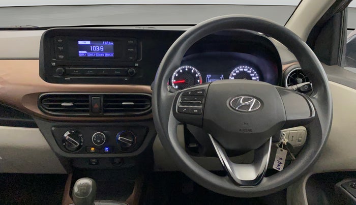 2022 Hyundai AURA S 1.2 CNG, CNG, Manual, 77,888 km, Steering Wheel Close Up