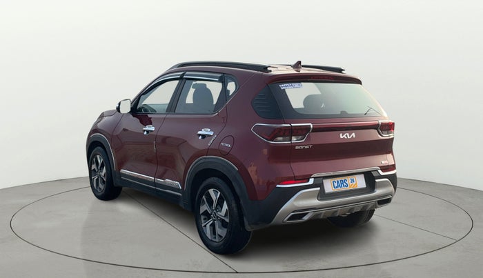 2021 KIA SONET HTX 1.0 IMT, Petrol, Manual, 1,12,203 km, Left Back Diagonal