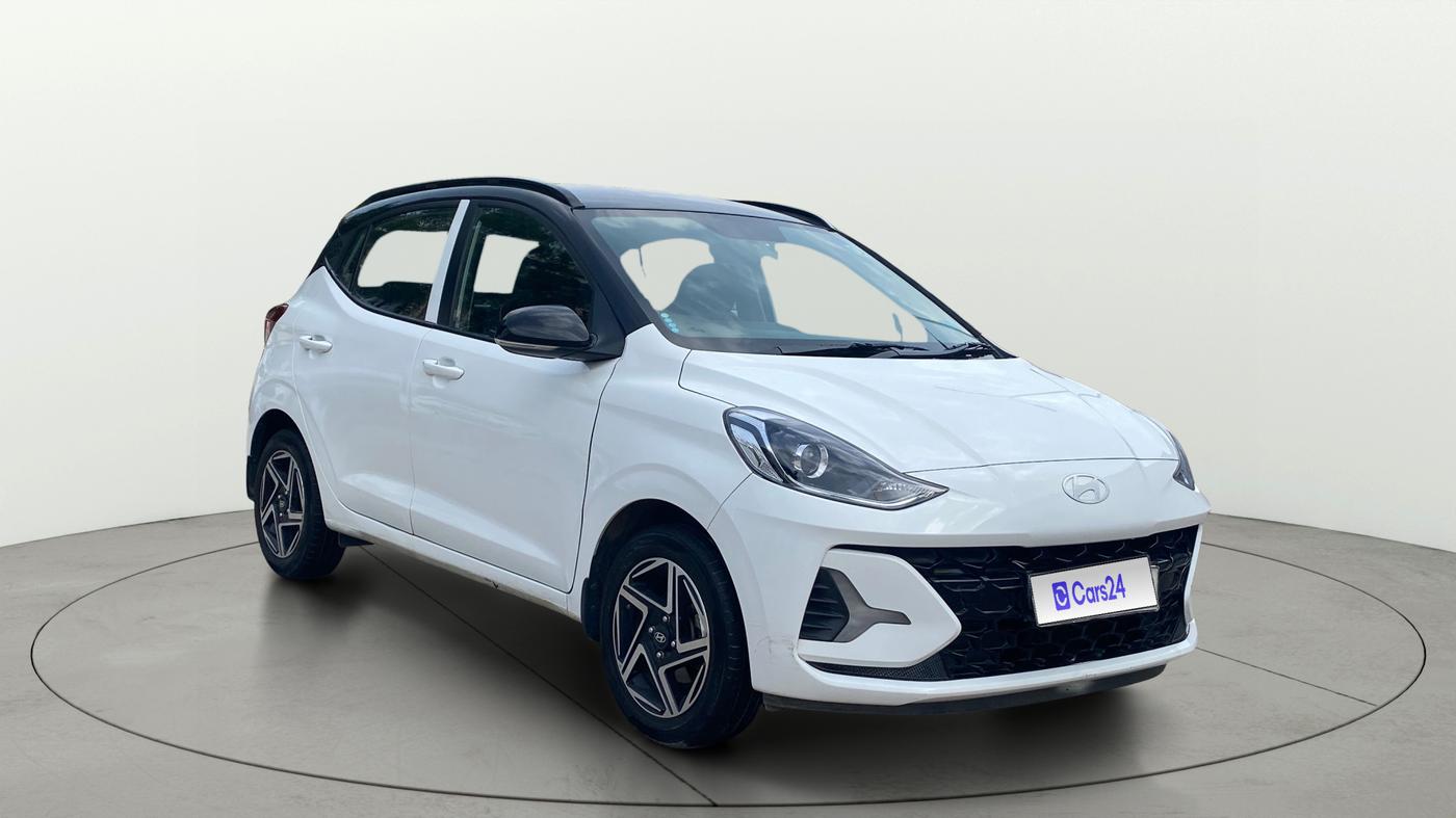2023 Hyundai GRAND I10 NIOS SPORTZ 1.2 KAPPA VTVT DUAL TONE, Petrol, Manual, 34,645 km, Right Front Diagonal