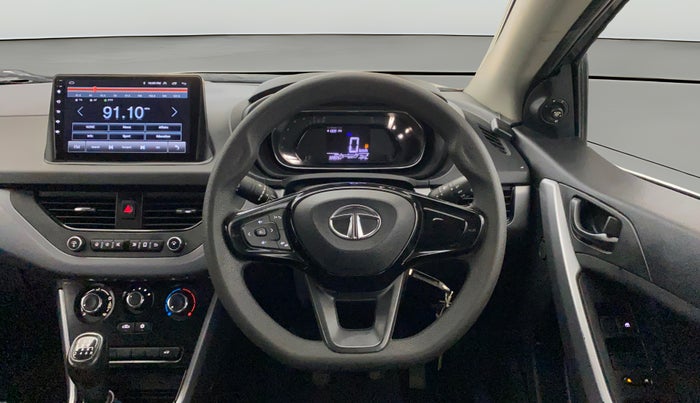2022 Tata NEXON XM SUNROOF PETROL, Petrol, Manual, 32,800 km, Steering Wheel Close Up