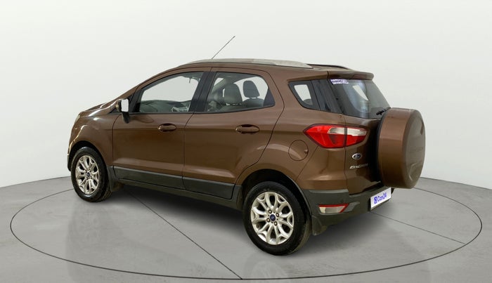 2016 Ford Ecosport TITANIUM 1.5L DIESEL, Diesel, Manual, 1,06,586 km, Left Back Diagonal