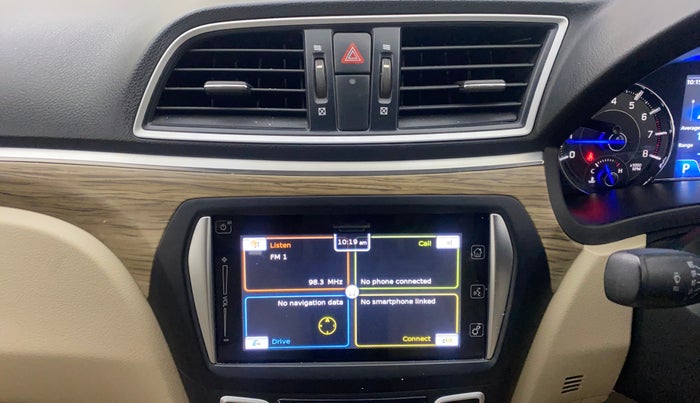 2019 Maruti Ciaz ALPHA  AT 1.5 SHVS PETROL, Petrol, Automatic, 70,245 km, Air Conditioner