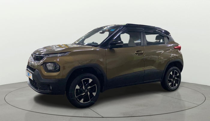2023 Tata PUNCH CREATIVE AMT 1.2 RTN DUAL TONE, Petrol, Automatic, 30,699 km, Left Front Diagonal