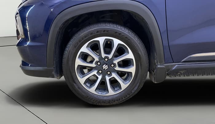 2023 Maruti Grand Vitara ALPHA SMART HYBRID AT, Petrol, Automatic, 92,996 km, Left Front Wheel