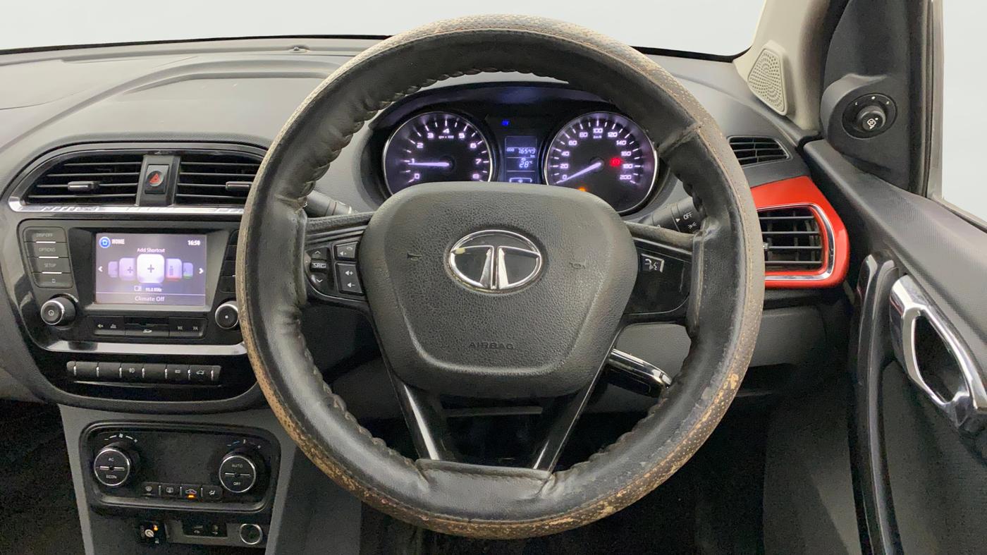 2018 Tata TIGOR XZ (O) PETROL, CNG, Manual, 76,584 km, Steering Wheel Close Up