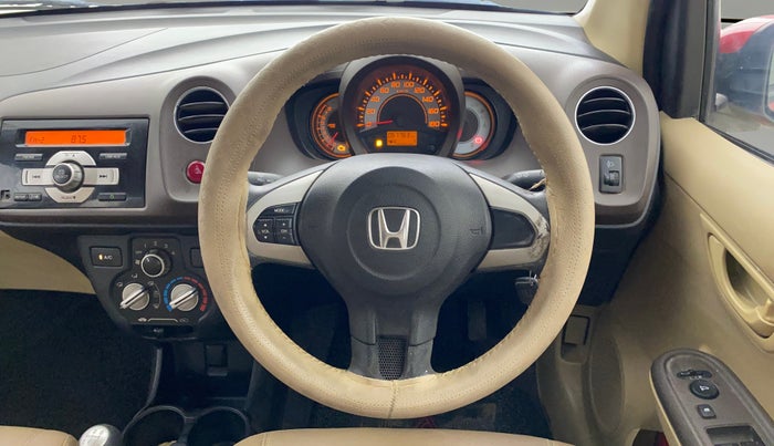 2013 Honda Brio S MT, Petrol, Manual, 67,800 km, Steering Wheel Close Up