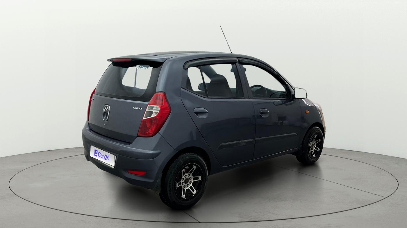 2014 Hyundai i10 SPORTZ 1.1, Petrol, Manual, 74,817 km, Right Back Diagonal