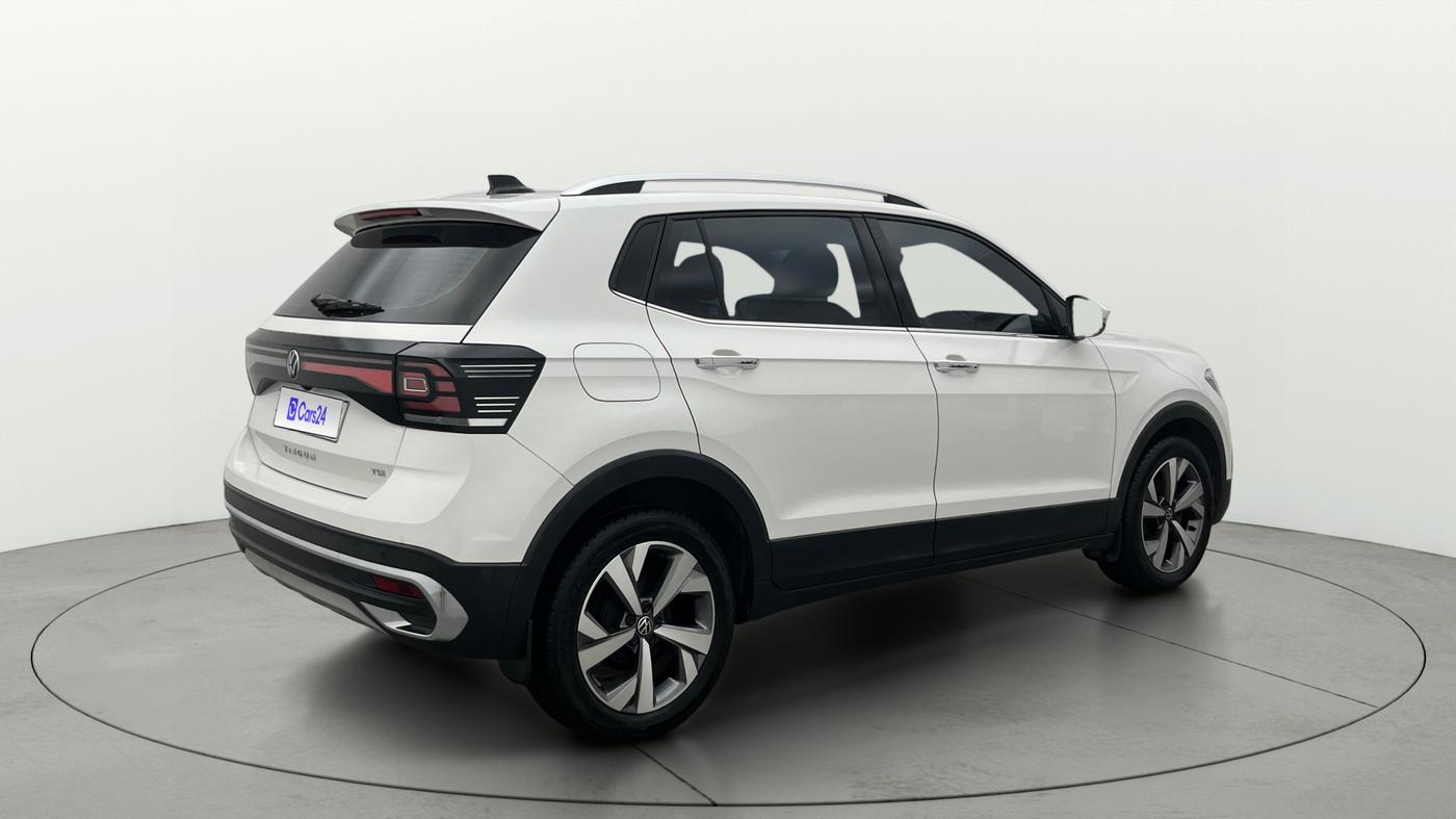 2025 Volkswagen TAIGUN TOPLINE 1.0 TSI MT, Petrol, Manual, 6,099 km, Right Back Diagonal