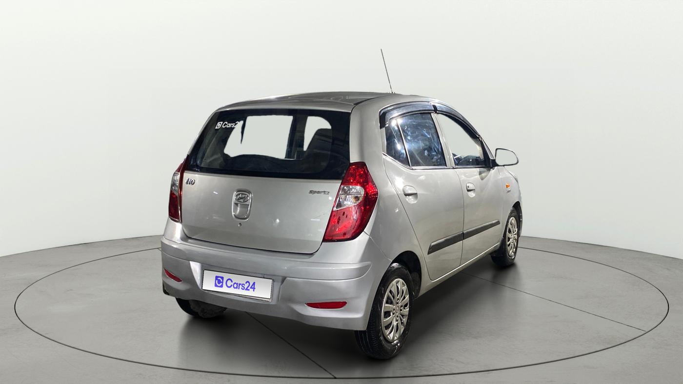 2015 Hyundai i10 SPORTZ 1.1, Petrol, Manual, 62,966 km, Right Back Diagonal