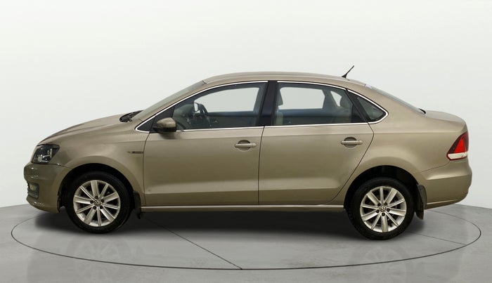 2017 Volkswagen Vento HIGHLINE PETROL AT, Petrol, Automatic, 75,987 km, Left Side