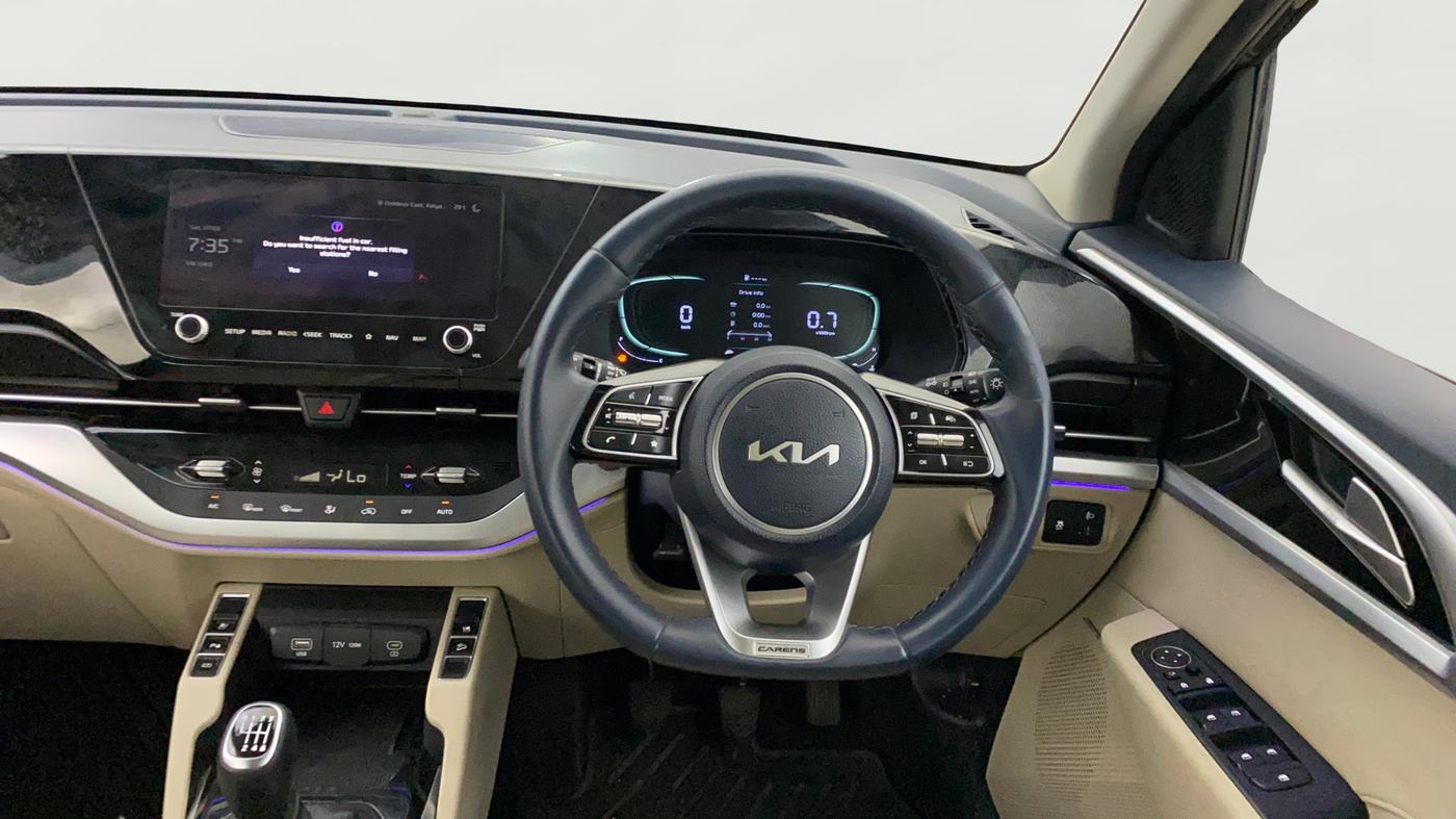 2022 KIA CARENS LUXURY PLUS 1.5 DIESEL 7 STR, Diesel, Manual, 72,259 km, Steering Wheel Close Up