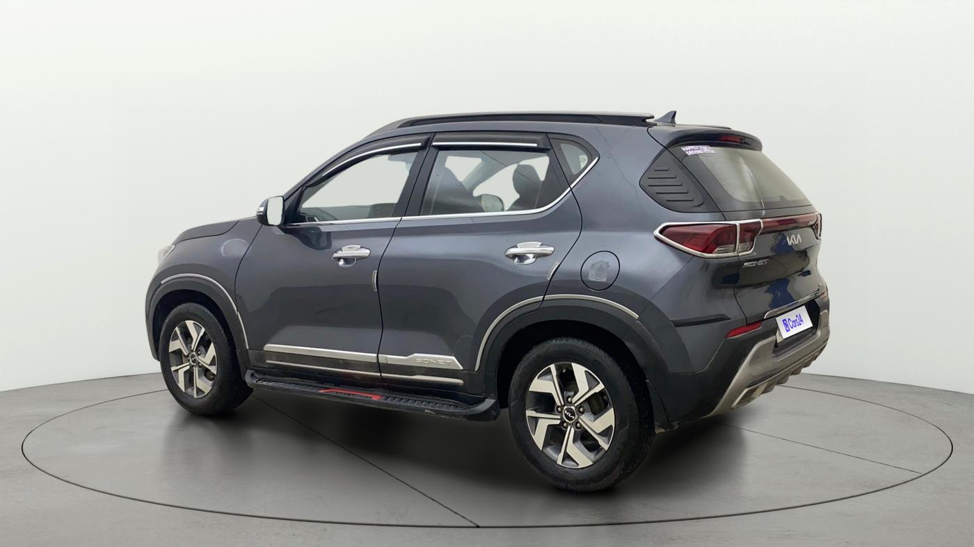 2021 KIA SONET HTX 1.0 IMT, Petrol, Manual, 78,600 km, Left Back Diagonal