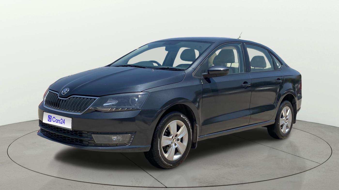2020 Skoda Rapid 1.0 AMBITION TSI MT, Petrol, Manual, 1,27,734 km, Left Front Diagonal