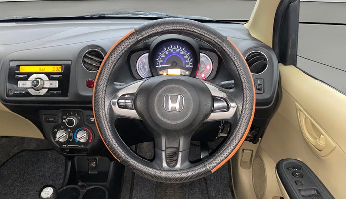 2015 Honda Brio S MT, Petrol, Manual, 71,338 km, Steering Wheel Close Up