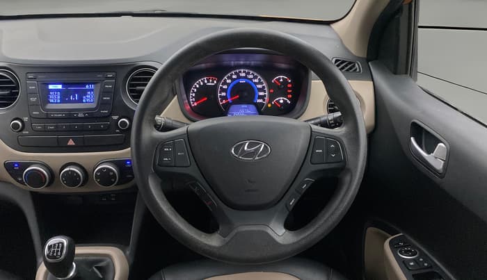 2016 Hyundai Grand i10 SPORTZ 1.2 KAPPA VTVT, Petrol, Manual, 24,556 km, Steering Wheel Close Up