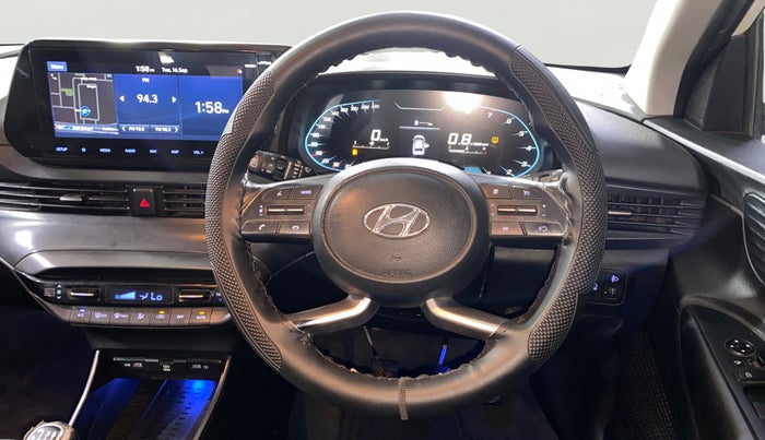 2020 Hyundai NEW I20 ASTA (O) 1.2 MT, Petrol, Manual, 53,976 km, Steering Wheel Close Up