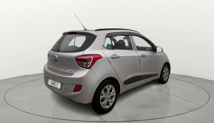 2015 Hyundai Grand i10 SPORTZ 1.2 KAPPA VTVT, CNG, Manual, 1,16,099 km, Right Back Diagonal