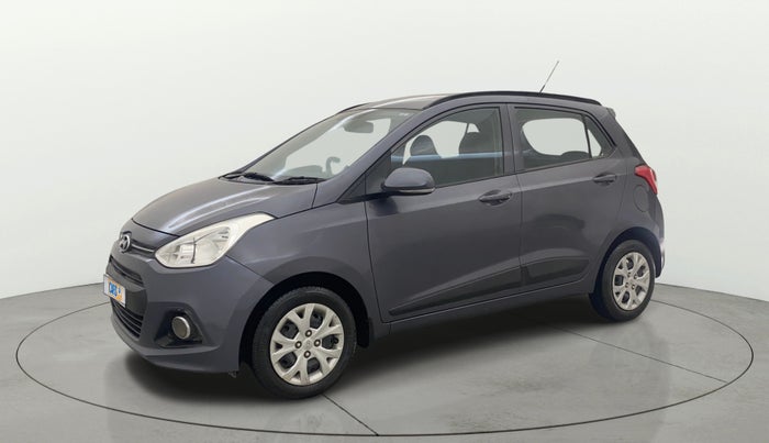 2015 Hyundai Grand i10 SPORTZ 1.2 KAPPA VTVT, Petrol, Manual, 45,848 km, Left Front Diagonal