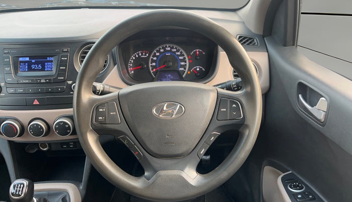 2016 Hyundai Grand i10 SPORTZ 1.2 KAPPA VTVT, Petrol, Manual, 48,070 km, Steering Wheel Close Up